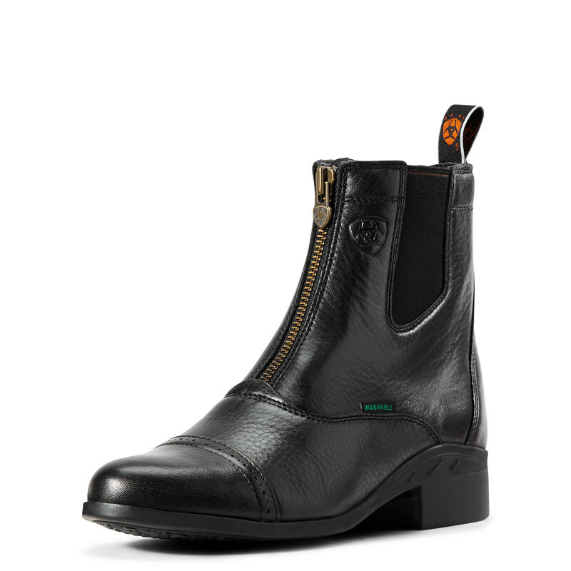 Ariat Heritage Breeze Zip Paddock - Naisten Mustat Ratsastussaappaat ( PZHARN-651 )